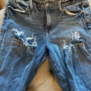 Frame Le skinny crop jeans, perfect condition.